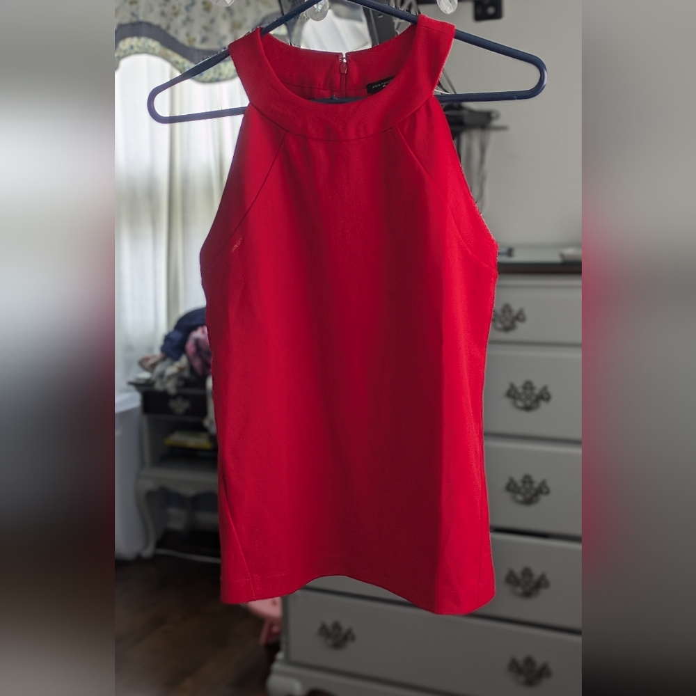 Ann Taylor Bold Red Tank